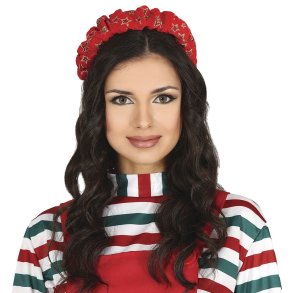 Hrbjle med rdt julestof