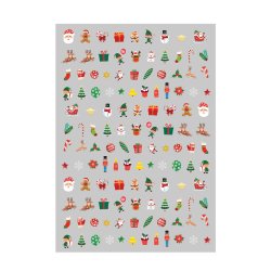 Jule neglestickers - Santa