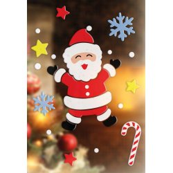 Julfnsterdekoration - jultomten