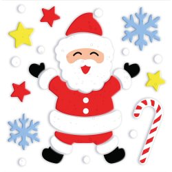 Julfnsterdekoration - jultomten