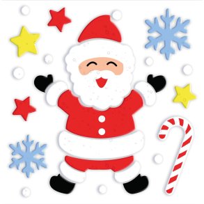 Julfnsterdekoration - jultomten