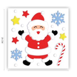 Julfnsterdekoration - jultomten