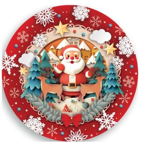 Juletallerken - Julemand
