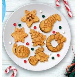 Bakform som julkula i silikon fr 7 kakor