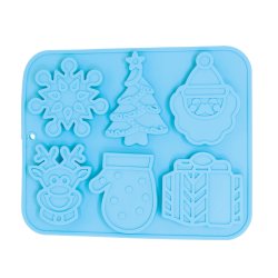 Bakform i silikon som en fyrkant fr 6 kakor