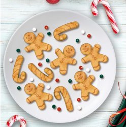 Bakform till julkakemn och godisstok