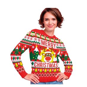 Julesweater Merry Christmas til kvinder