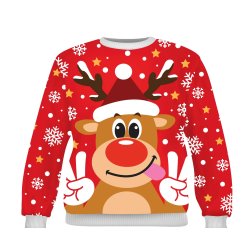 Jultrja med Ren fr kvinnor