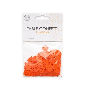 Halloween konfetti med Grskar