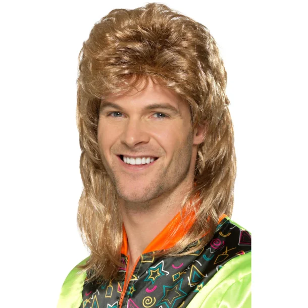Mullet Paryk blond/brun