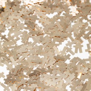 Kors konfetti Rosegold