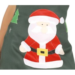 Julfrklde i grnt med jultomten