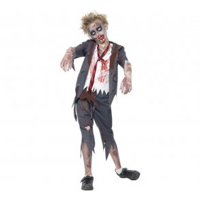 Zombie skolbarn maskeraddrkt