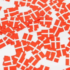 Danmark konfetti papir