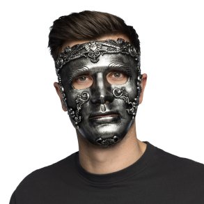 Fabius ansiktsmask i silver
