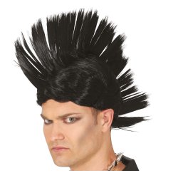 Sort punkparyk mohawk