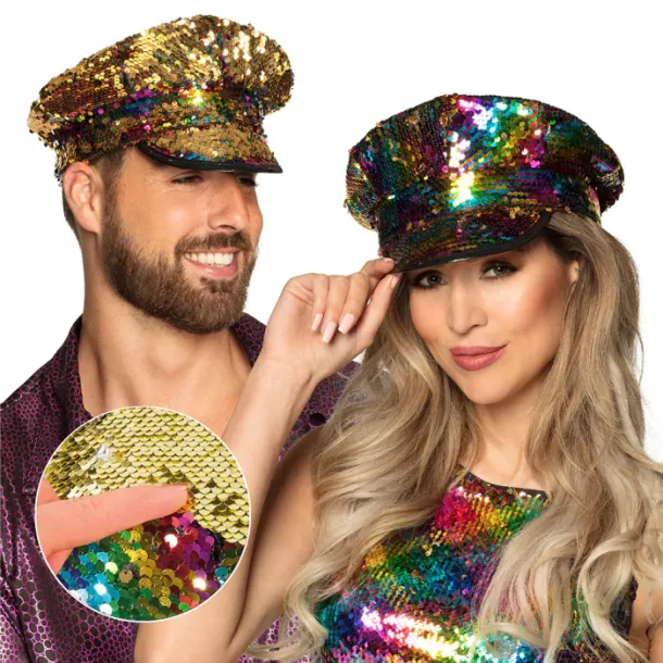 Rainbow paliet kaptajns kasket