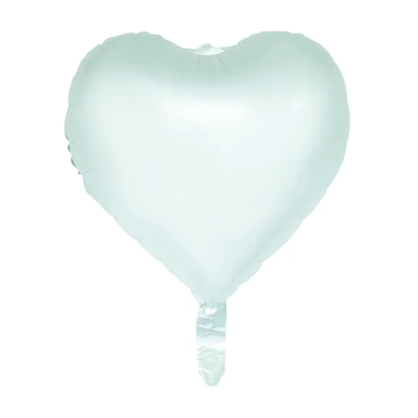 Hjerte folieballon pastel Mintgrn
