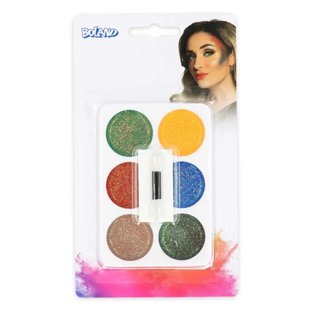 Glitter make-up palette