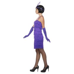 Flapper kjol i lila