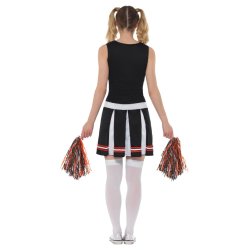 Cheerleader CHS svart med pompom