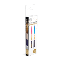 Gender Reveal-isfont�n, rosa, 2 st