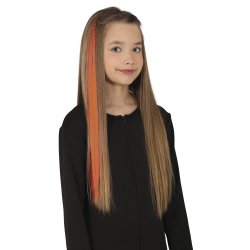 H�rextensions 3 stk. i neonorange