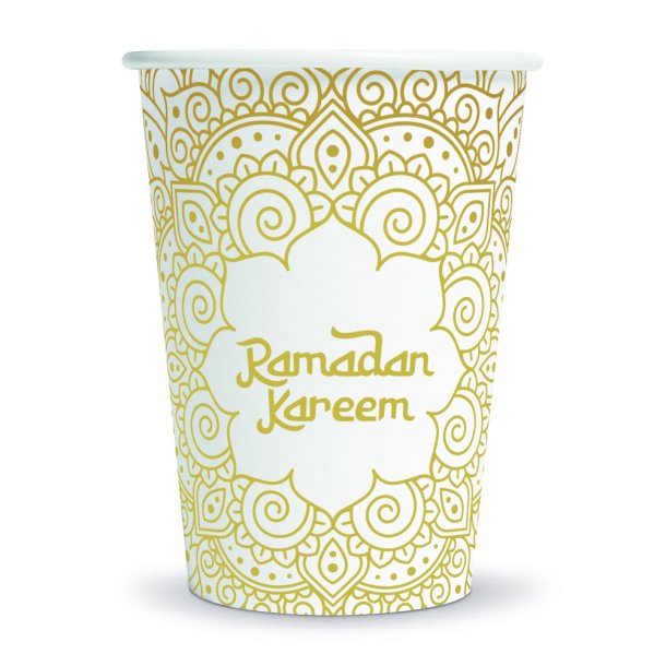 Ramadan Kareem Papkopper 8stk