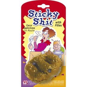 Klistret Lort med fluer