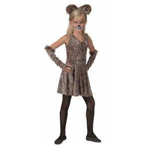 Leopard Barndrkt maskeraddrkt