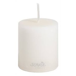 Bloklys i Cremefarvet lille