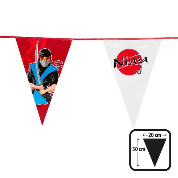 Ninja flagga banner 6 meter