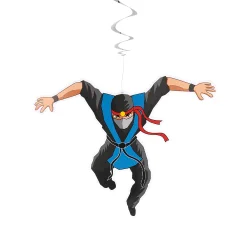 Ninja dekorations swirls 2 stk 