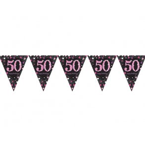 50 r Girlang  Sparkling pink