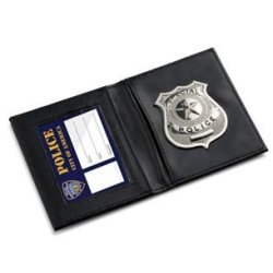 Politi Skilt i sort etui