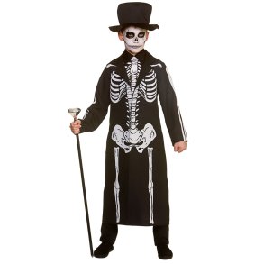 Day of the Dead skelet kostume til brn