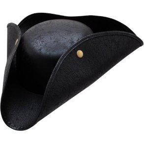 Svart Pirathatt Deluxe