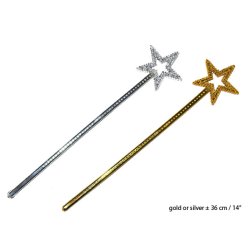 Fe stav med stjerne metallic