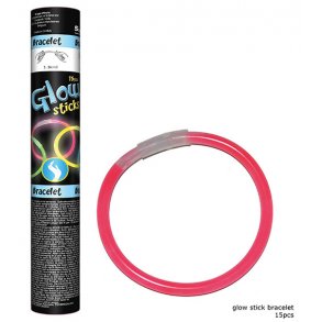 Knklys armbnd Glow, 15 stk.