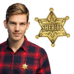 Sheriffstjerne i Metal