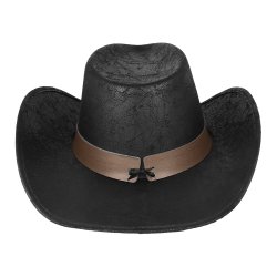 Cowboyhatt Wyatt Deluxe � Svart