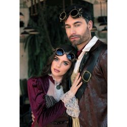 Svarta Party Glasses - Cyberpunk