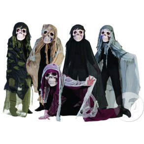 Skelett maskeraddrkt Oversize