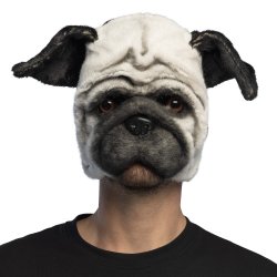 Mops Plush halvmask