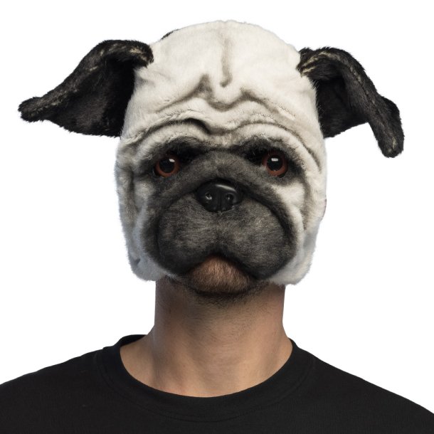 Mops Plush halvmask