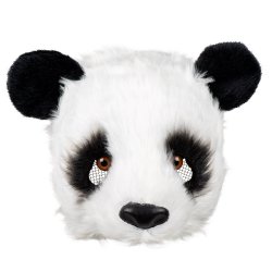 Panda Halvmaske Plys