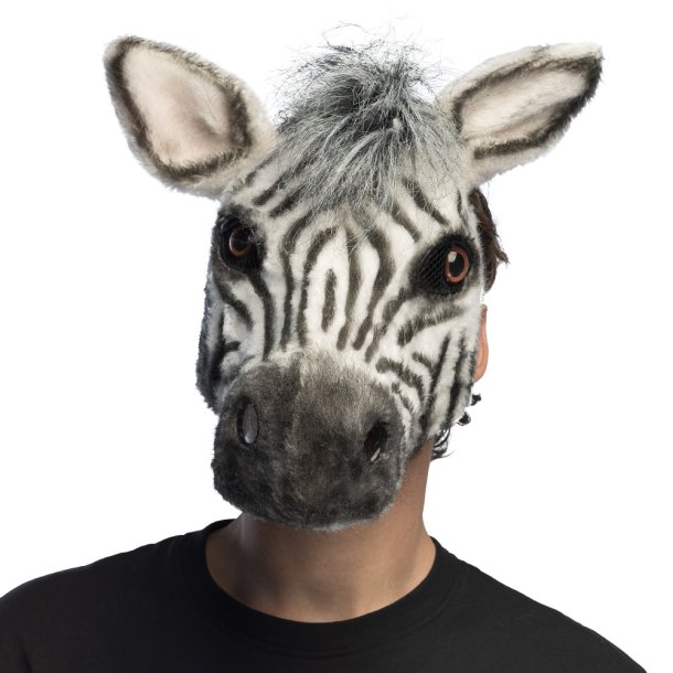 Zebra Plys Halvmaske
