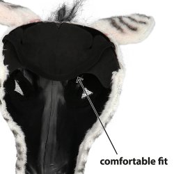 Zebra Plys Halvmaske