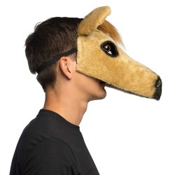 H�st plush halvmask