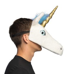 Enh�rning Plush halvmask 